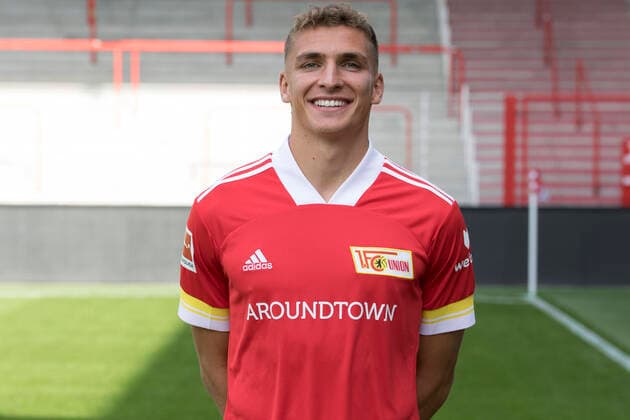 Grischa Prömel Sport Soccer Bundesliga Men DFL Portrait date Season 2020 2021 03 09 2020 1 FC Union Berlin FCU Squad, Introduction, Presentation, Press appointment