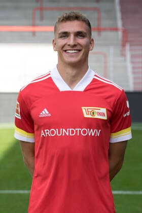 Grischa Prömel Sport Soccer Bundesliga Men DFL Portrait date Season 2020 2021 03 09 2020 1 FC Union Berlin FCU Squad, Introduction, Presentation, Press appointment