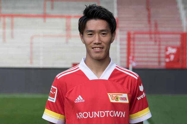 Keita Endo Sport Football Bundesliga Men DFL Portrait Season 2020 2021 03 09 2020 1 FC Union Berlin FCU Squad, Introduction, Presentation, Press Meeting