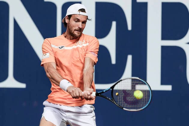 TENNIS - ATP, Tennis Herren Generali Open 2020 KITZBUEHEL,AUSTRIA,08.SEP.20 -TENNIS - ATP World Tour, Generali Open 2020, qualification round. Image shows Joao Sousa (POR) GEPAxpictures xPatrickxSteiner