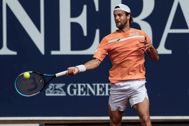 TENNIS - ATP, Tennis Herren Generali Open 2020 KITZBUEHEL,AUSTRIA,08.SEP.20 -TENNIS - ATP World Tour, Generali Open 2020, qualification round. Image shows Joao Sousa (POR) GEPAxpictures xPatrickxSteiner