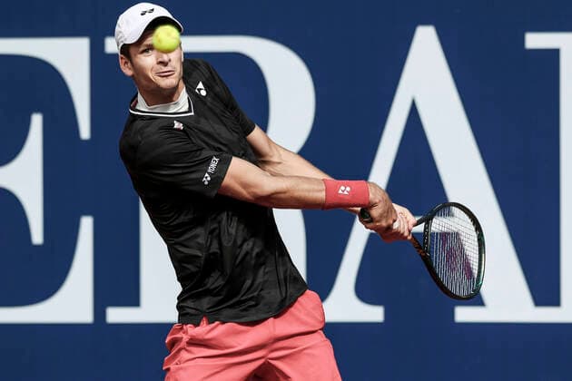 TENNIS - ATP, Tennis Herren Generali Open 2020 KITZBUEHEL,AUSTRIA,08.SEP.20 -TENNIS - ATP World Tour, Generali Open 2020, qualification round. Image shows Hubert Hurkacz (POL) GEPAxpictures xPatrickxSteiner