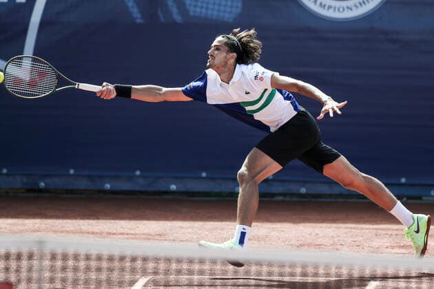 TENNIS - ATP, Tennis Herren Generali Open 2020 KITZBUEHEL,AUSTRIA,08.SEP.20 -TENNIS - ATP World Tour, Generali Open 2020. Image shows Pierre-Hugues Herbert (FRA) GEPAxpictures xPatrickxSteiner