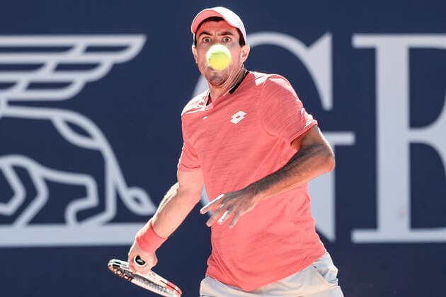 TENNIS - ATP, Tennis Herren Generali Open 2020 KITZBUEHEL,AUSTRIA,08.SEP.20 -TENNIS - ATP World Tour, Generali Open 2020. Image shows Sebastian Ofner (AUT) GEPAxpictures xPatrickxSteiner