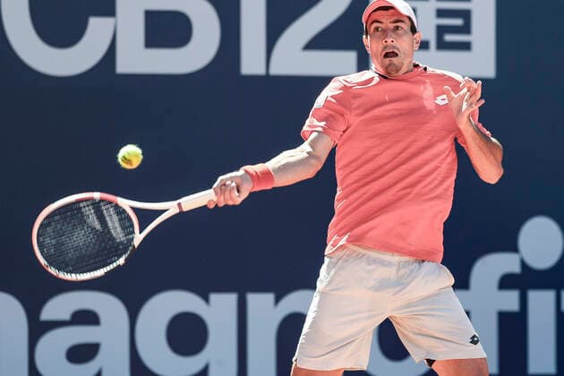 TENNIS - ATP, Tennis Herren Generali Open 2020 KITZBUEHEL,AUSTRIA,08.SEP.20 -TENNIS - ATP World Tour, Generali Open 2020. Image shows Sebastian Ofner (AUT) GEPAxpictures xPatrickxSteiner