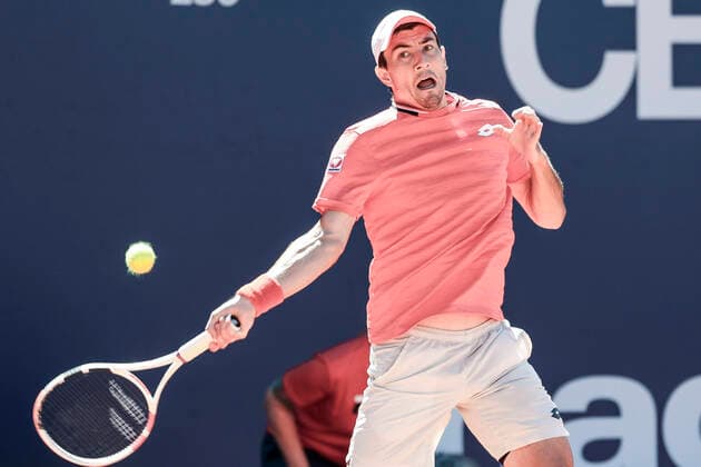 TENNIS - ATP, Tennis Herren Generali Open 2020 KITZBUEHEL,AUSTRIA,08.SEP.20 -TENNIS - ATP World Tour, Generali Open 2020. Image shows Sebastian Ofner (AUT) GEPAxpictures xPatrickxSteiner