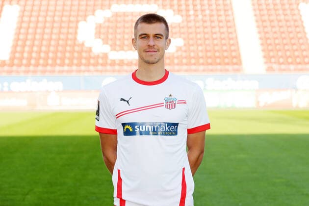 Teampresentation Zwickau Football 3 Liga Maurice Hehne FSV Zwickau 2 Bundesliga, Portrait 2020 2021 , Zwickau, 07 09 2020, Stadium Zwickau, Football ,