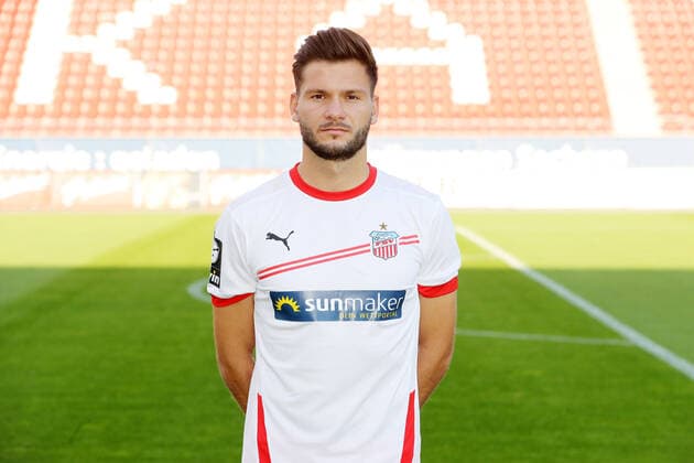 Teampresentation Zwickau Football 3 Liga Marco Schikora FSV Zwickau 2 Bundesliga, Portrait 2020 2021 , Zwickau, 07 09 2020, Stadium Zwickau, Football ,