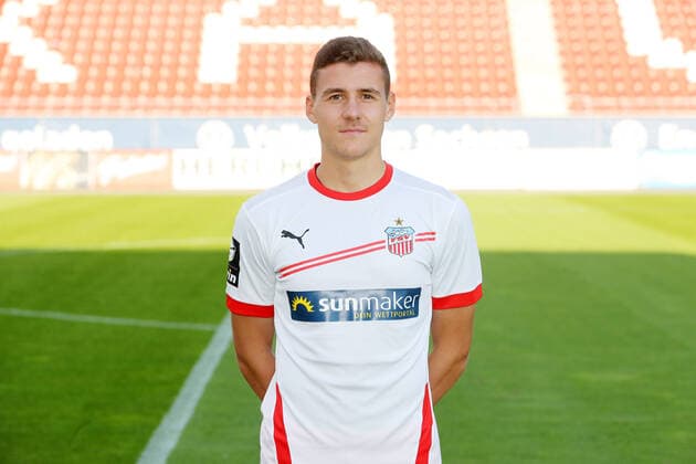 Teampresentation Zwickau Football 3 Liga Marius Hauptmann FSV Zwickau 2 Bundesliga, portrait date 2020 2021 , Zwickau, 07 09 2020, Stadium Zwickau, Football ,