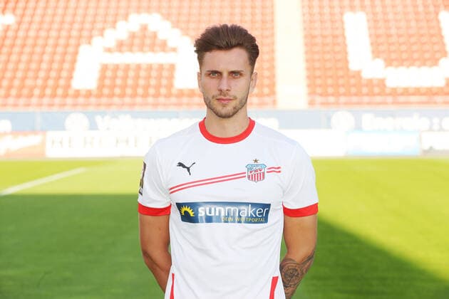 Teampresentation Zwickau Football 3 Liga Yannik Möker Moeker FSV Zwickau 2 Bundesliga, Portrait 2020 2021 , Zwickau, 07 09 2020, Stadium Zwickau, Football ,
