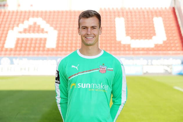 Teampresentation Zwickau Football 3 Liga Goalkeeper Matti Kamenz FSV Zwickau 2 Bundesliga, Portrait 2020 2021 , Zwickau, 07 09 2020, Stadium Zwickau, Football ,