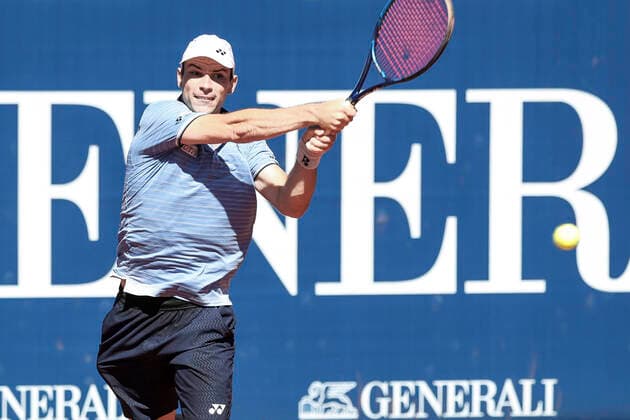 TENNIS - ATP, Tennis Herren Generali Open 2020 KITZBUEHEL,AUSTRIA,08.SEP.20 -TENNIS - ATP World Tour, Generali Open 2020. Image shows Jurij Rodionov (AUT) GEPAxpictures xPatrickxSteiner