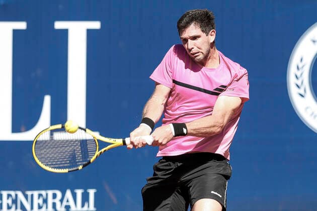 TENNIS - ATP, Tennis Herren Generali Open 2020 KITZBUEHEL,AUSTRIA,08.SEP.20 -TENNIS - ATP World Tour, Generali Open 2020. Image shows Federico Delbonis (ARG) GEPAxpictures xPatrickxSteiner
