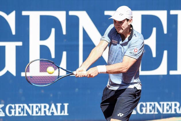 TENNIS - ATP, Tennis Herren Generali Open 2020 KITZBUEHEL,AUSTRIA,08.SEP.20 -TENNIS - ATP World Tour, Generali Open 2020. Image shows Jurij Rodionov (AUT) GEPAxpictures xPatrickxSteiner