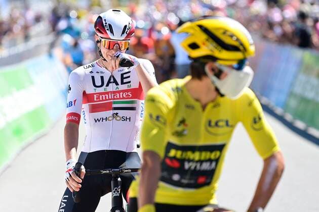SAINT-MARTIN-DE-RE, FRANCE - SEPTEMBER 08 : POGACAR Tadej (SLO) of UAE TEAM EMIRATES during stage 10 of the 107th edition of the 2020 Tour de France cycling race, a stage of 170 kms with start in Ile d Oleron Le Chateau d Oleron and finish in Saint-Martin-De-Re on September 8, 2020 in Saint-Martin-De-Re, France, 8 09 2020 ( Motordriver Kenny Verfaillie - Photo by Peter De Voecht Photo News CYCLISME : Tour de France - Etape 10 - 08 09 2020 PHOTONEWS PANORAMIC 