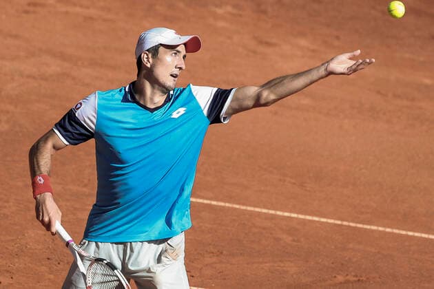 TENNIS - ATP, Tennis Herren Generali Open 2020 KITZBUEHEL,AUSTRIA,08.SEP.20 -TENNIS - ATP World Tour, Generali Open 2020. Image shows Sebastian Ofner (AUT) GEPAxpictures xPatrickxSteiner