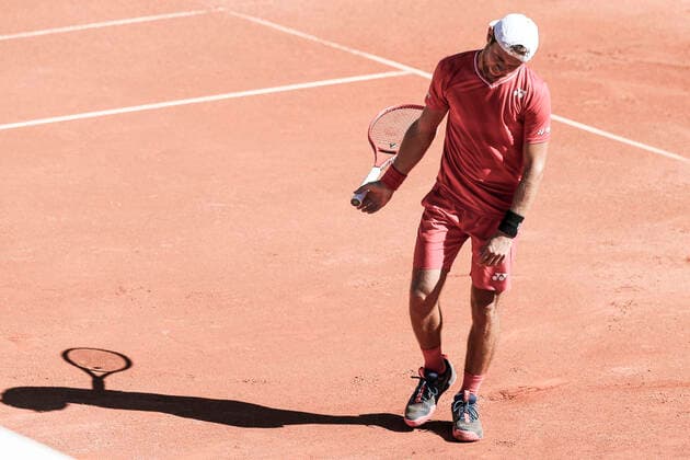 TENNIS - ATP, Tennis Herren Generali Open 2020 KITZBUEHEL,AUSTRIA,08.SEP.20 -TENNIS - ATP World Tour, Generali Open 2020. Image shows the dissapointment of Radu Albot (MDA) GEPAxpictures xPatrickxSteiner