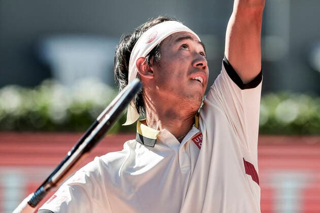 TENNIS - ATP, Tennis Herren Generali Open 2020 KITZBUEHEL,AUSTRIA,08.SEP.20 -TENNIS - ATP World Tour, Generali Open 2020. Image shows Kei Nishikori (JPN) GEPAxpictures xPatrickxSteiner