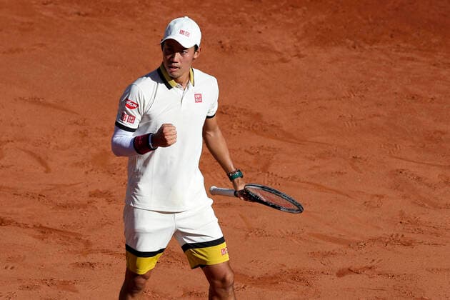 TENNIS - ATP, Tennis Herren Generali Open 2020 KITZBUEHEL,AUSTRIA,08.SEP.20 -TENNIS - ATP World Tour, Generali Open 2020. Image shows the rejoicing of Kei Nishikori (JPN) GEPAxpictures xPatrickxSteiner