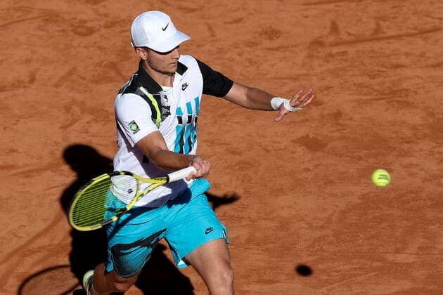 TENNIS - ATP, Tennis Herren Generali Open 2020 KITZBUEHEL,AUSTRIA,08.SEP.20 -TENNIS - ATP World Tour, Generali Open 2020. Image shows Miomir Kecmanovic (SRB) GEPAxpictures xPatrickxSteiner