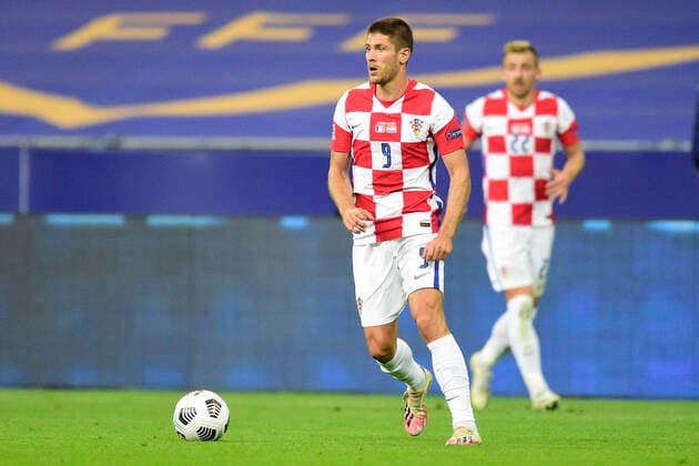 Kramaric Andrej (Croatie) FOOTBALL : France vs Croatie - ligue des Nations - 08 09 2020 JBAutissier Panoramic 
