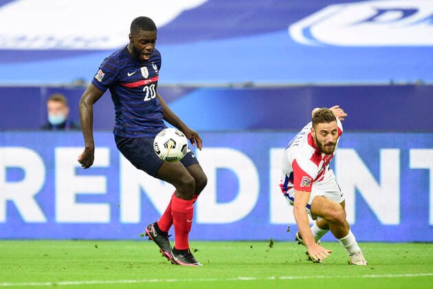 UPAMECANO DAYOT (France) FOOTBALL : France vs Croatie - ligue des Nations - 08 09 2020 JBAutissier Panoramic 