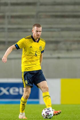 200908 Thomas Poppler Isherwood of Sweden during the UEFA European Under 21 Qualifier football match between Sweden and Italy on September 8, 2020 in Kalmar Photo Petter Arvidson BILDBYRAN kod PA PA0058 under 21 qualifier,  Copyright: PETTERxARVIDSON BB200908PA191