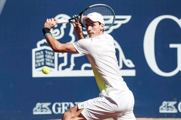 TENNIS - ATP, Tennis Herren Generali Open 2020 KITZBUEHEL,AUSTRIA,09.SEP.20 -TENNIS - ATP World Tour, Generali Open 2020. Image shows Marc-Andrea Huesler (SUI). GEPAxpictures xPatrickxSteiner