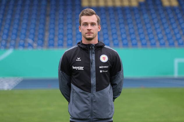 Eintracht Braunschweig 2020 2021 Johannes Thienel Eintracht Braunschweig 2 BL, portrait date 2020 2021, Braunschweig