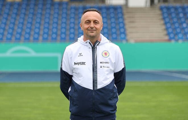 Eintracht Braunschweig 2020 2021 Goce Janevski Eintracht Braunschweig 2 BL, portrait date 2020 2021, Braunschweig