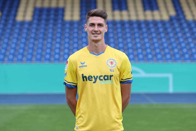Eintracht Braunschweig 2020 2021 Danilo Wiebe Eintracht Braunschweig 2 BL, portrait date 2020 2021, Braunschweig