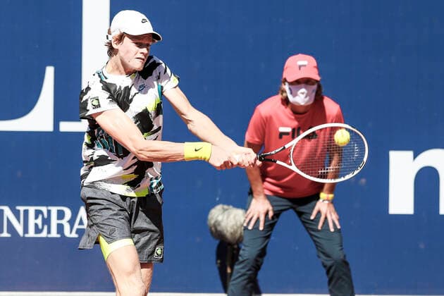 TENNIS - ATP, Tennis Herren Generali Open 2020 KITZBUEHEL,AUSTRIA,09.SEP.20 -TENNIS - ATP World Tour, Generali Open 2020. Image shows Jannik Sinner (ITA). GEPAxpictures xPatrickxSteiner