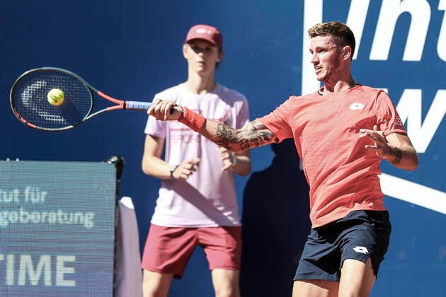 TENNIS - ATP, Tennis Herren Generali Open 2020 KITZBUEHEL,AUSTRIA,09.SEP.20 -TENNIS - ATP World Tour, Generali Open 2020. Image shows Dennis Novak (AUT). GEPAxpictures xPatrickxSteiner