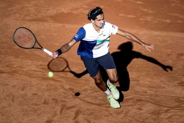 TENNIS - ATP, Tennis Herren Generali Open 2020 KITZBUEHEL,AUSTRIA,09.SEP.20 -TENNIS - ATP World Tour, Generali Open 2020. Image shows Pierre-Hugues Herbert (FRA). GEPAxpictures xPatrickxSteiner