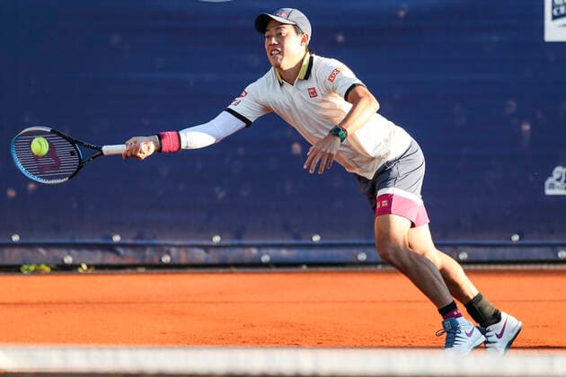 TENNIS - ATP, Tennis Herren Generali Open 2020 KITZBUEHEL,AUSTRIA,09.SEP.20 -TENNIS - ATP World Tour, Generali Open 2020. Image shows Kei Nishikori (JPN). GEPAxpictures xPatrickxSteiner