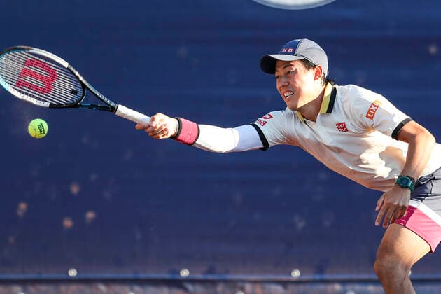 TENNIS - ATP, Tennis Herren Generali Open 2020 KITZBUEHEL,AUSTRIA,09.SEP.20 -TENNIS - ATP World Tour, Generali Open 2020. Image shows Kei Nishikori (JPN). GEPAxpictures xPatrickxSteiner