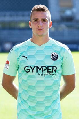 Martin Fraisl Goalkeeper SV Sandhausen 2 Bundesliga, portrait date 2020 2021 xozx