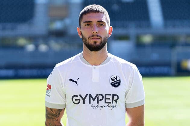 Marlon Frey SV Sandhausen 2 Bundesliga, portrait date 2020 2021 xozx