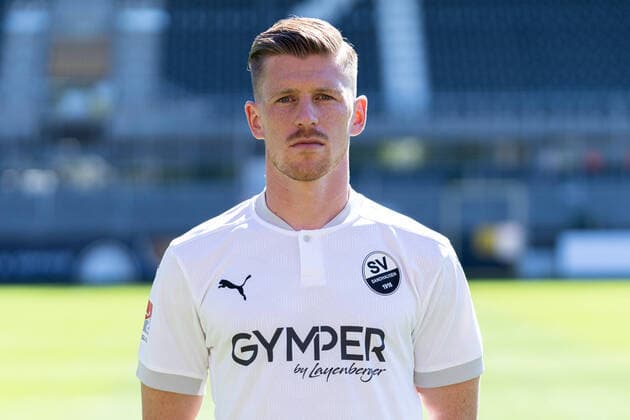 Denis Linsmayer SV Sandhausen 2 Bundesliga, portrait date 2020 2021 xozx