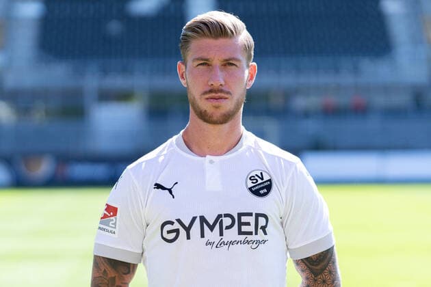Philip Türpitz SV Sandhausen 2 Bundesliga, portrait date 2020 2021 xozx