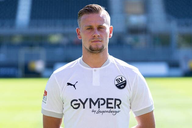 Julius Biada SV Sandhausen 2 Bundesliga, portrait date 2020 2021 xozx