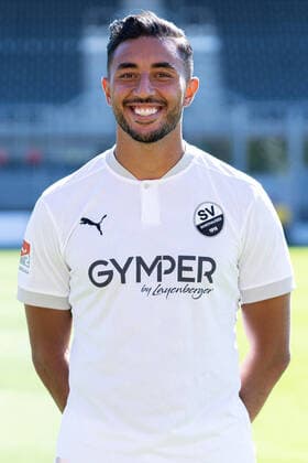Aziz Bouhaddouz SV Sandhausen 2 Bundesliga, portrait date 2020 2021 xozx