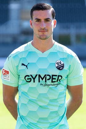 Rick Wulle Goalkeeper SV Sandhausen 2 Bundesliga, portrait date 2020 2021 xozx