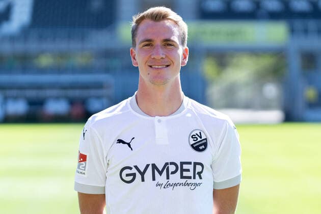Emanuel Taffertshofer SV Sandhausen 2 Bundesliga, portrait date 2020 2021 xozx