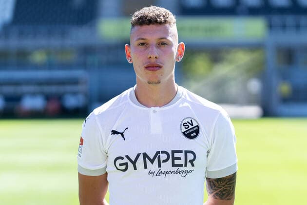 Enrique Manuel Pena Zauner SV Sandhausen 2 Bundesliga, portrait date 2020 2021 xozx