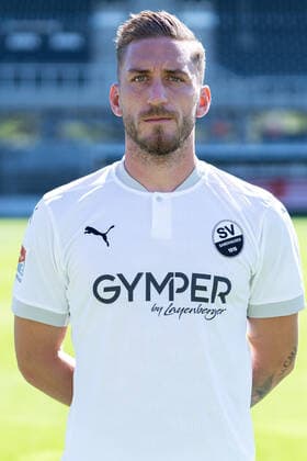 Robin Scheu SV Sandhausen 2 Bundesliga, portrait date 2020 2021 xozx