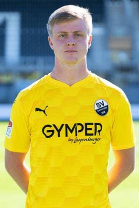 Benedikt Grawe Goalkeeper SV Sandhausen 2 Bundesliga, portrait date 2020 2021 xozx