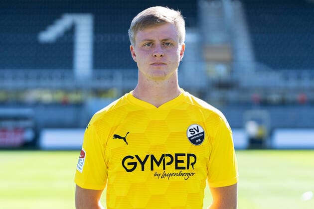 Benedikt Grawe Goalkeeper SV Sandhausen 2 Bundesliga, portrait date 2020 2021 xozx