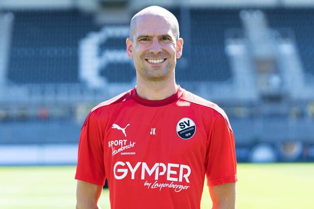Joachim Krainz Physiotherapist SV Sandhausen 2 Bundesliga, portrait date 2020 2021 xozx