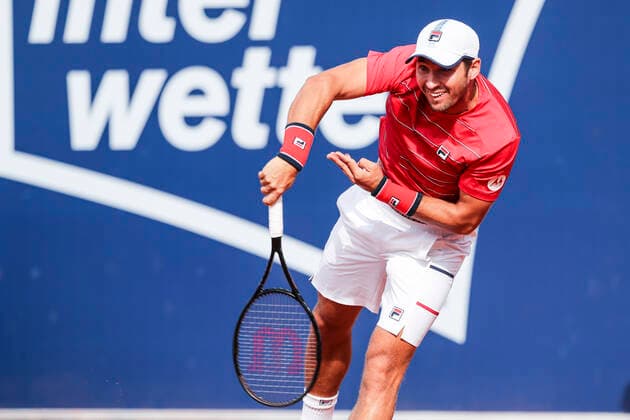 TENNIS - ATP, Tennis Herren Generali Open 2020 KITZBUEHEL,AUSTRIA,10.SEP.20 -TENNIS - ATP World Tour, Generali Open 2020. Image shows Dusan Lajovic (SRB). GEPAxpictures xPatrickxSteiner